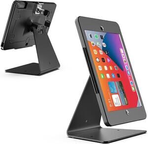 iPad 10.2-Inch 9th& 7th Gen Desktop Antitheft Security Kiosk Stand Holder W lock